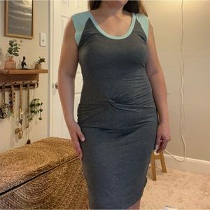 KARDASHIAN KOLLECTION casual raglan dress Sz L